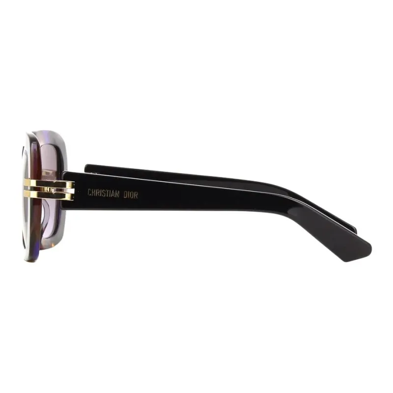 DIOR Acetate Square Sunglasses Unisex Tortoiseshell-2