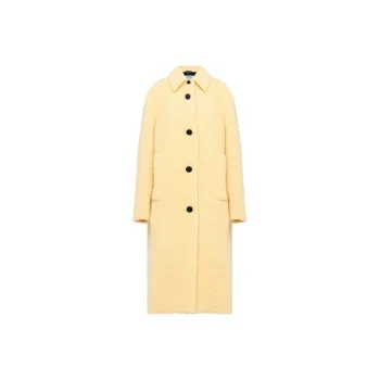 PRADA Velvet Jackets Women's Beige