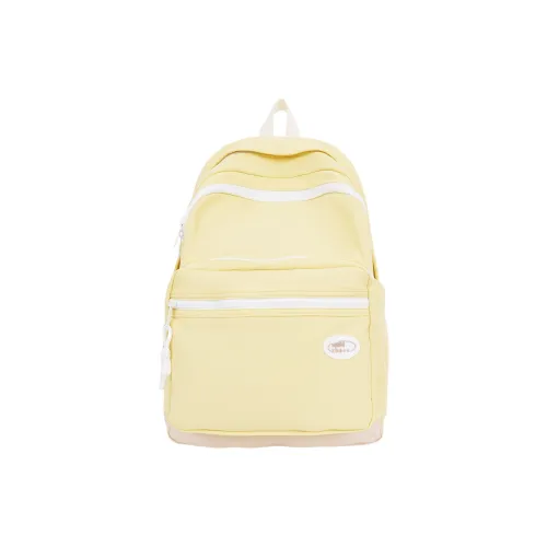 MINIPUDING Nylon Fabric Backpack Unisex Multicolor