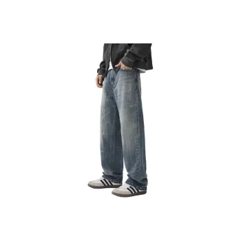 Fingercroxx Jeans Unisex Blue