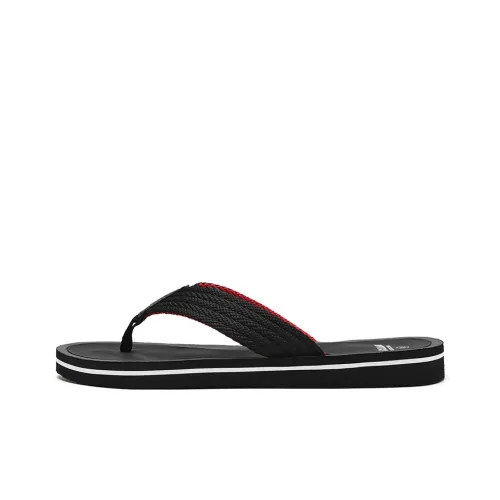NANJIREN Cut Out Woven Quiet Odor Resistant Abrasion Resistant Slip Resistant Antibacterial Flip Flops Men's