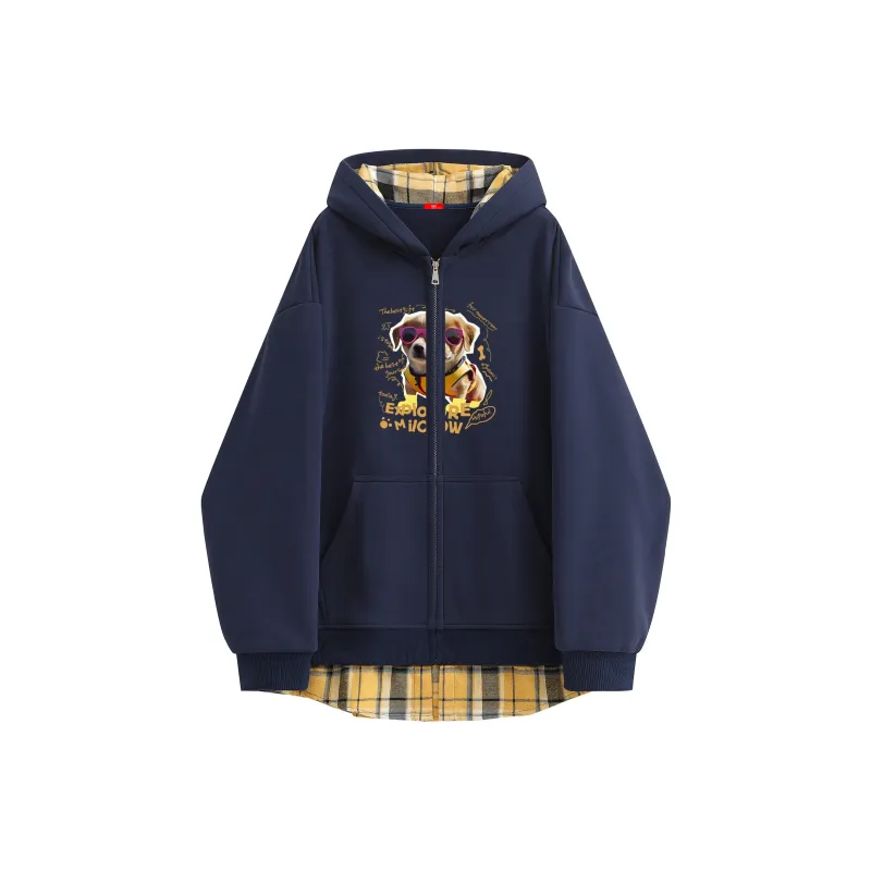 MIIOW Trend Party Series Sweatshirt Unisex Black-5