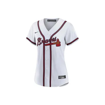 Nike MLB Collaboration Atlanta Braves Matt Olson Baseball Jacket Women's White