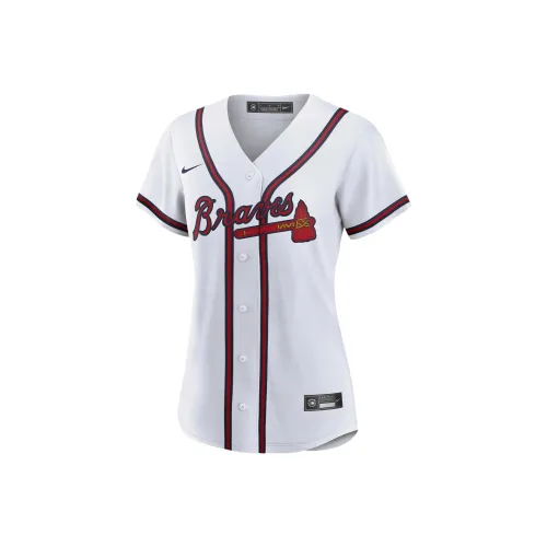 Nike MLB Collaboration Atlanta Braves Matt Olson Baseball Jacket Women's White
