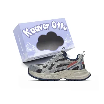 KAAVER OTTO Cushioning And Abrasion Resistant Coverage Chunky Sneakers Women's Blue