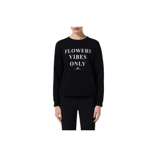 Elisabetta Franchi Logo Print Crewneck Sweatshirt