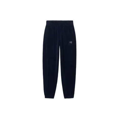 Alexander Wang Knitted Sweatpants Women's Dark Blue