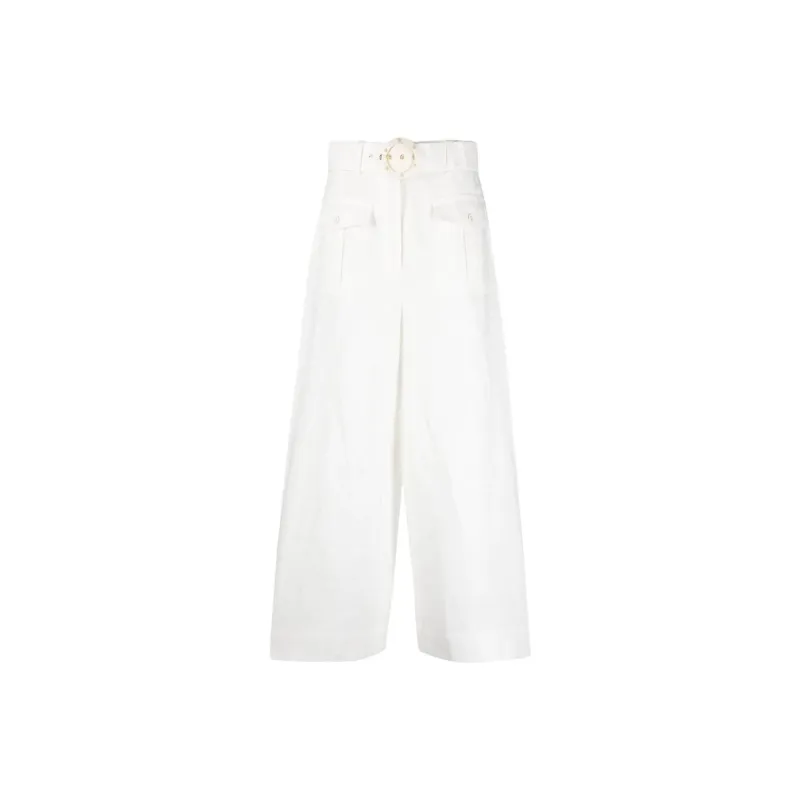 Zimmermann Knitted Sweatpants Women's White-0