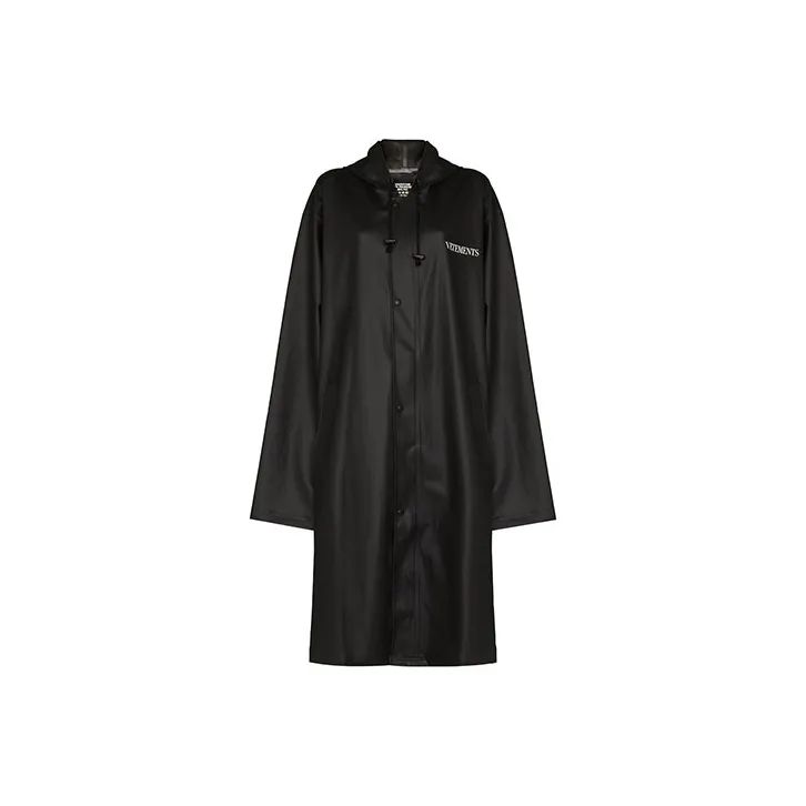 Vetements Trench Coat Women's Black-0