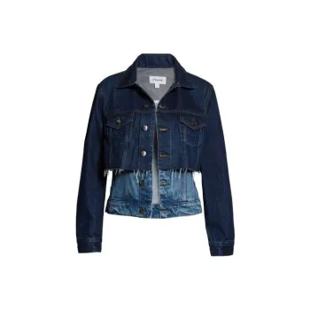 FRAME Denim Jackets Women's Blue