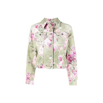 Blumarine Denim Jackets Women's Green