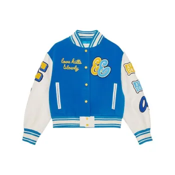 Ed Hardy FW23 Baseball Jacket Women's Iridescent Color