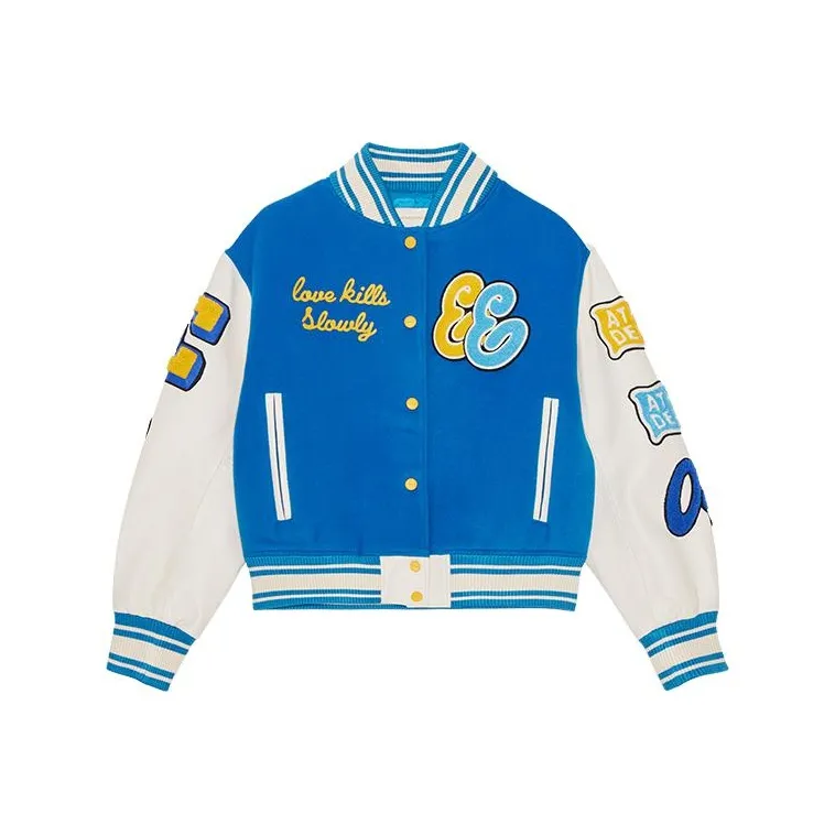 Ed Hardy FW23 Baseball Jacket Women's Iridescent Color-0