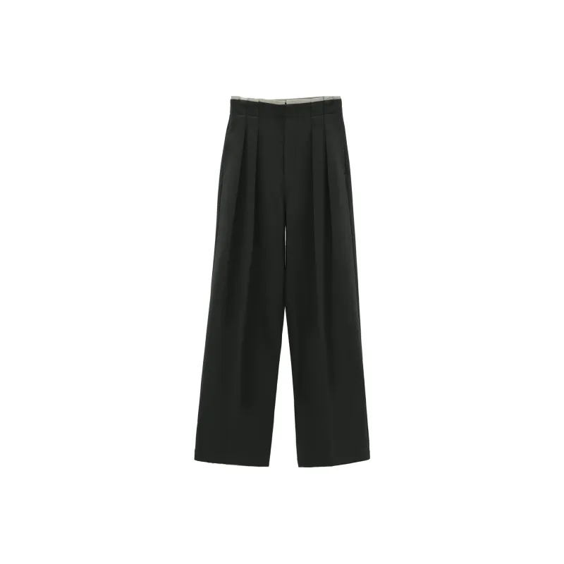 Fstudio Spring And Autumn Casual Suit Trouser Women's Gray-0