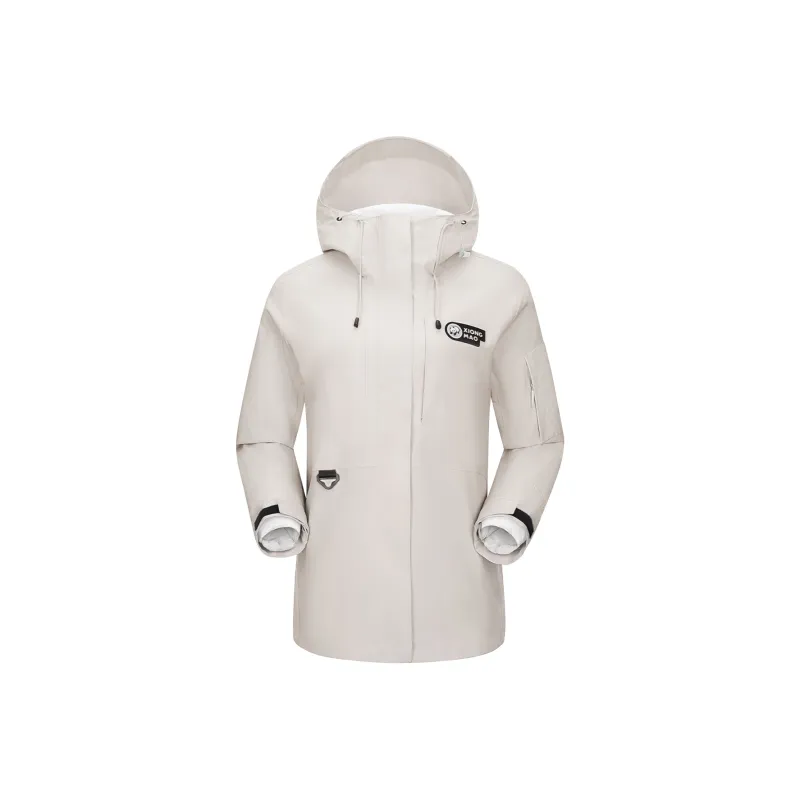 Panda Carefree Play Series Windproof And Rainproof Thermal Windbreaker Jacket Women's-17