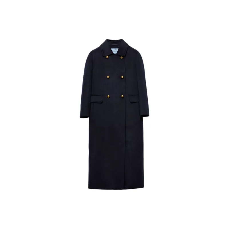 PRADA Double breasted Cashgora Coat-0