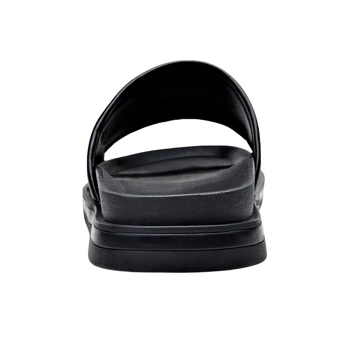 Romon Slide Slippers Men's Black-3