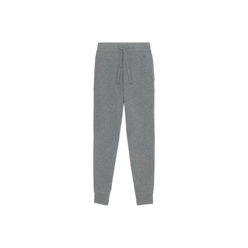 Burberry Knitted Sports Pants Women's Gray-0