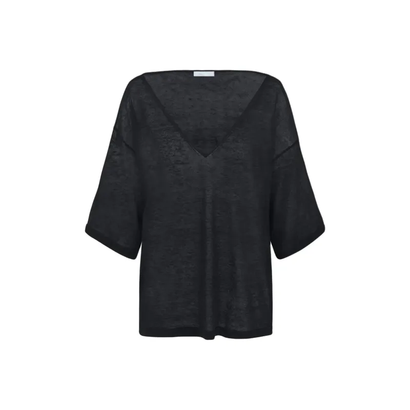 PAROSH Knitwear Women's Black-0