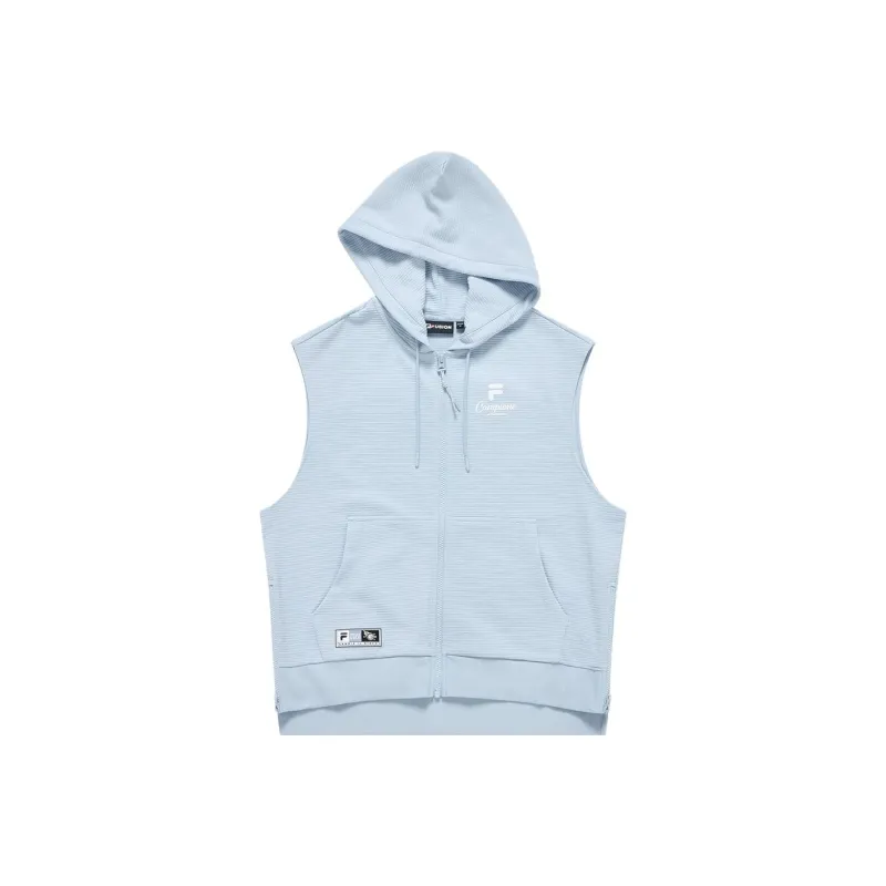 FILA FUSION BASEBALL Series Vest Women's Light White Blue-0