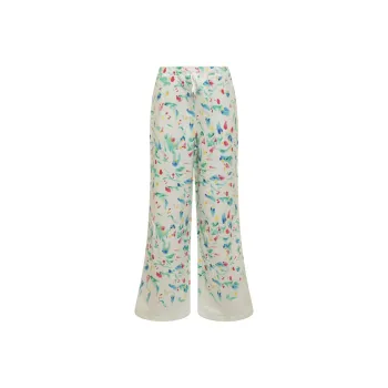 MARNI Logo Patch Motif Printed Pants