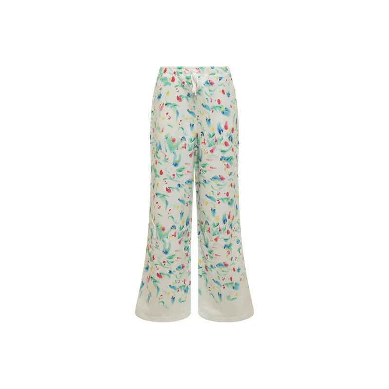 MARNI Logo Patch Motif Printed Pants-0