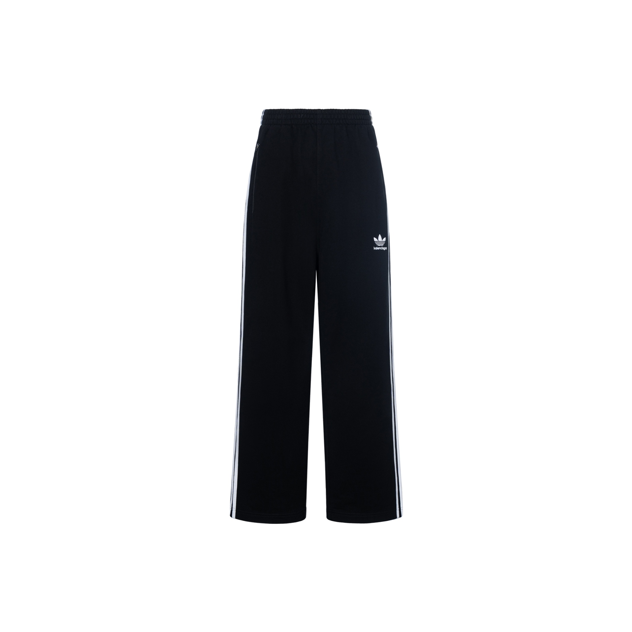 Adidas X Balenciaga Knitted Sweatpants Women's Black - POIZON