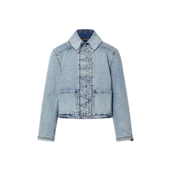 LOUIS VUITTON Bleached Denim Boxy Jacket