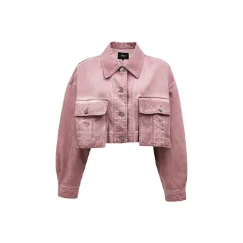 ONLY Cropped Coats Women's E15 Melancholy Pink