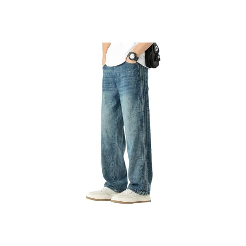 FASTFISH Jeans Unisex Vintage Blue