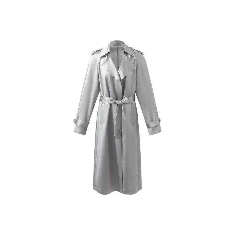 GOELIA Coats Women's Light Gray-0
