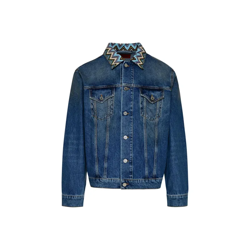 MISSONI Denim Jacket Women's Blue-0