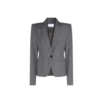 Alexander McQueen Single Breasted Tailored Blazer