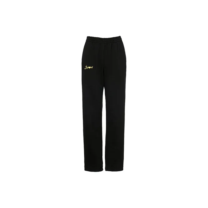 JYOSEI Casual Pants Women's Black Yellow-0