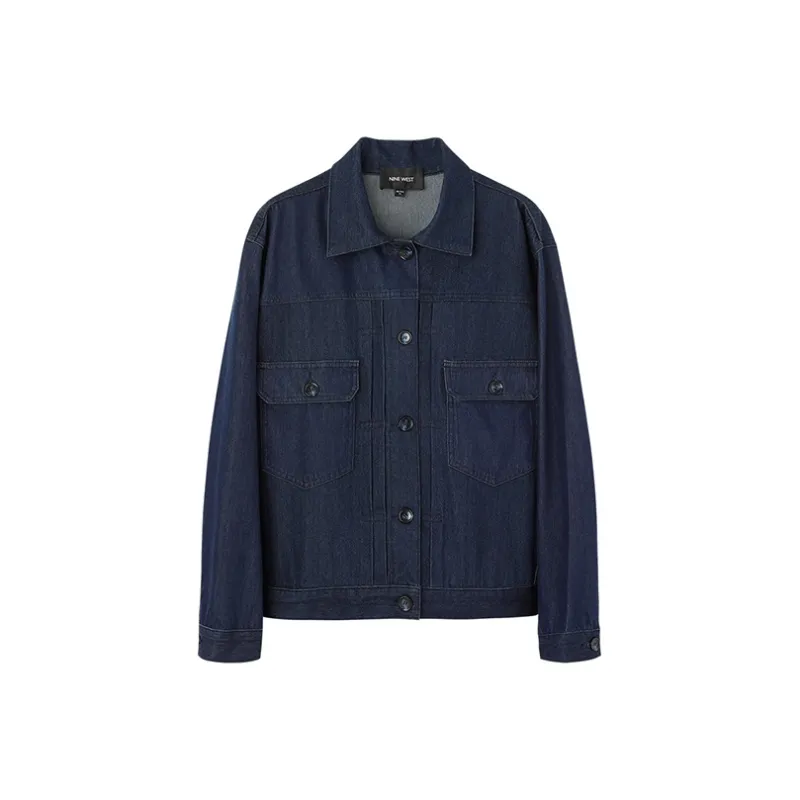NINE WEST Denim Jacket Women's Blue-0