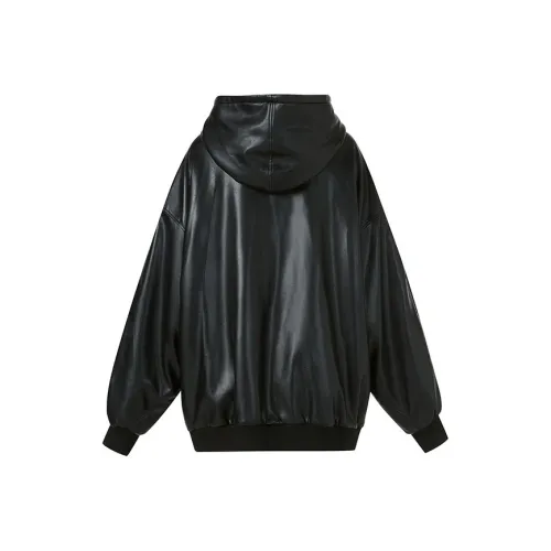 IAMCPLUS Velvet feel Coat Women's Black