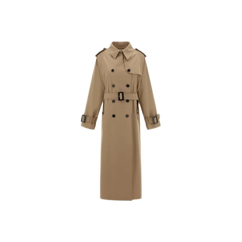HERNO Double-Breasted Belted Trench Coat-0