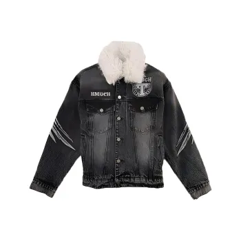 TCH Denim Jackets Unisex Black