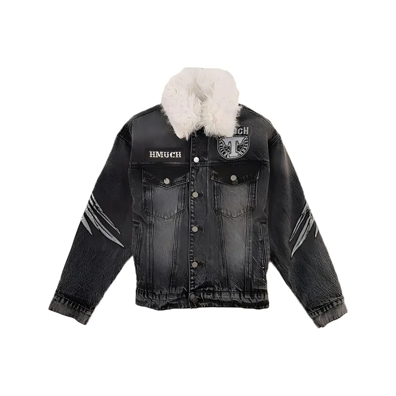 TCH Denim Jackets Unisex Black-0