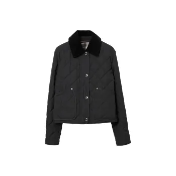 Burberry Long Sleeved Quilted Jacket