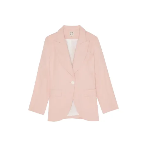 INES DE LA FRESSANGE Business Suit Coat Women's Pink