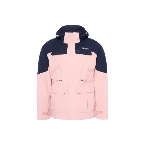 OUTDOOR PRODUCTS Waterproof And Windproof To Keep Warm Windbreaker Jacket Women's Urban Pink/Dark Military Blue