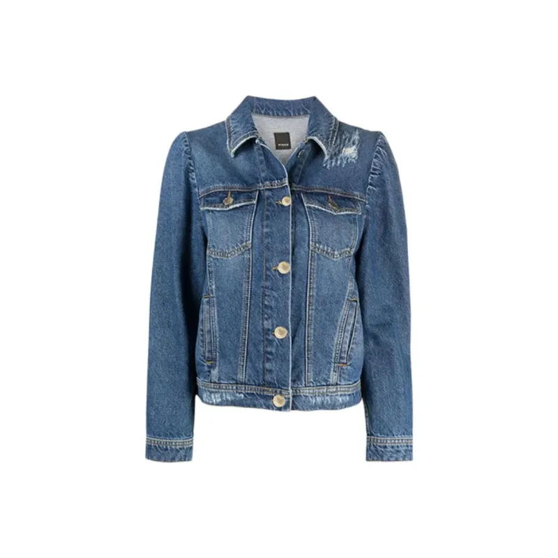 PINKO Denim Jackets Women's Blue-0
