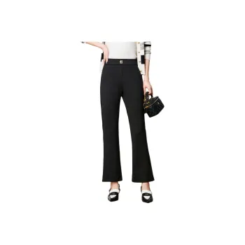 FENHONGMALI Casual Pants Women's Black