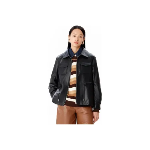 XII BASKET Leather Jacket Women's
