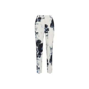 Alexander McQueen Graphic Printed Tapered Trousers