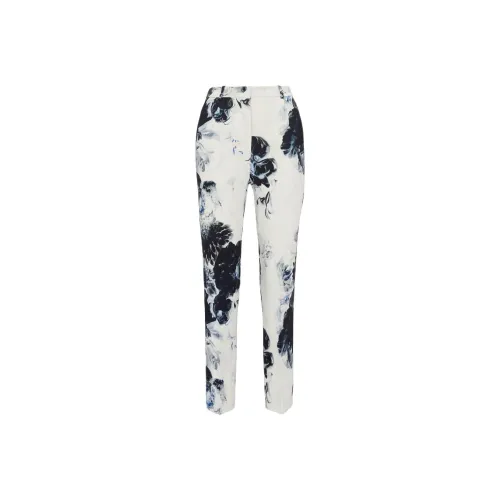 Alexander McQueen Graphic Printed Tapered Trousers