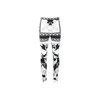 VERSACE FW22 Leggings Women's Black & White