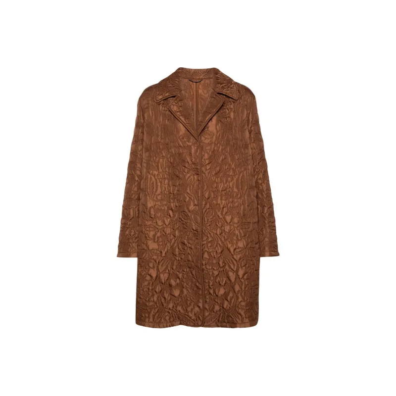 ERMANNO SCERVINO Floral pattern Quilted Coat-0