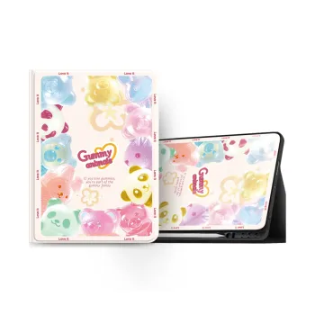 I Create My Art Silicone Material Bear Gummies Compatibility With Apple IPad Tablet Protective Cases
